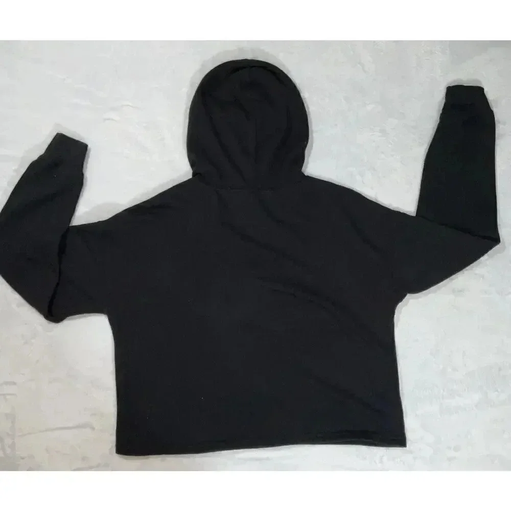 Disney Mickey Mouse Hoodie Youth Medium Black Sweatshirt Hooded Pullover